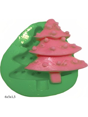 Butedo Dekoratif Kenar Şeklinde Silikon Şeker Hamuru Sabun ve Mum Kalıbı