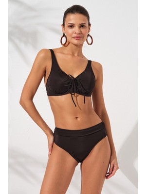 Pierre Cardin Melt Toparlayıcı Balenli Bikini Takım Siyah 231234