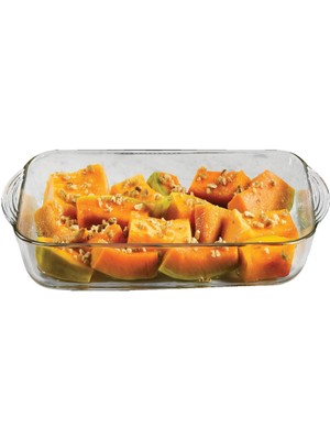 Paşabahçe 59124 Borcam Kulplu Dikdörtgen Fırın Tepsisi