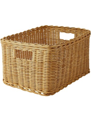 Hobiceyiz Sepet, Rattan, 25X35X20 Cm, Trummıs