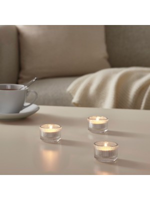 Hobiceyiz Tealight Mum, Beyaz, 4 Saat, Glımma