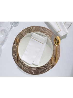 English Home Torino Pamuk 2'li Misafir Peçetesi Silver