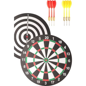 Dart Seti 38 cm (15 İnç) + 6 Dart Oku (6 Gr) Hedef Tahtası