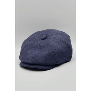 Şapka Kışlık Lacivert Yün Spor Erkek Kasket