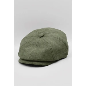 Şapka Kışlık Haki Yün Spor Erkek Kasket