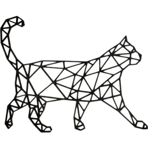 Kedi Temalı Ahşap Duvar Süsü