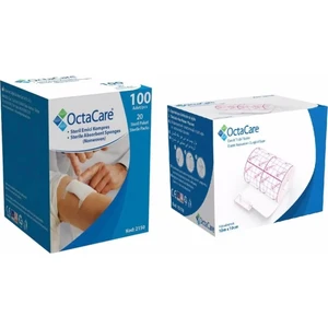 Gaz Kompres Nonwoven Gazlı Bez 100 Adet + Octamed Fix Esnek Tıbbi Flaster (10CMX10M)