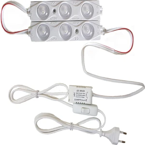 Bonny Nice Akvaryum 2'li Modül LED Aydınlatma Beyaz Işık Anahtarlı