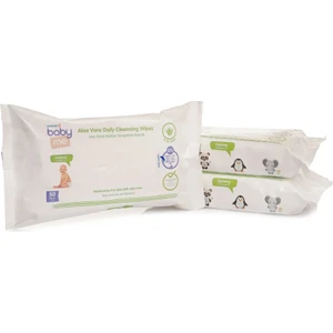 Baby Me  Günlük Temizleme Mendili Aloeveralı 3*50