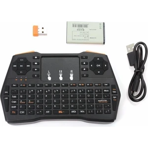 2.4g Kablosuz Bluetooth Uyumlu Mini Klavye - Siyah (Yurt Dışından)