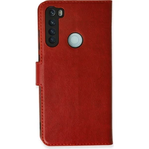 Xiaomi Redmi Note 8 Kılıf Trend S Plus Kapaklı Kılıf - Kırmızı