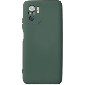 Bilişim Aksesuar Xiaomi Poco M5S Kılıf Lansman Nano Içi Kadife  Silikon - Koyu Yeşil