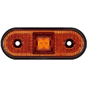 Formplas Oval Işaret Lamba 4 Led'li 115MM 12V-24V Sarı