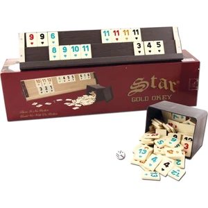Star Gold Okey Ahşap Oyun Takımı Antibakteriyel Melamin Taşlarla 2-4 Kişilik Eğlence