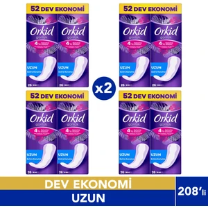 Günlük Ped Uzun Extra Koruma 208'LI Dev Ekonomi Paketi