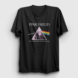 Unisex Siyah Mom Pink Floyd Sigmund Freud T-Shirt