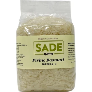 Sade Gurme Basmati Pirinç 500 gr