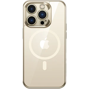 iPhone 14 Pro Max Uyumlu Magsafe Özellikli Cam Yüzey Ekran Koruyuculu Benks Electroplated Kapak