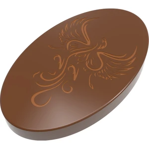 1089 - Desenli Oval Madlen Çikolata Kalıbı