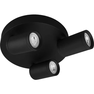 Mikro Aydınlatma Siyah Richi Rich 3lü Spot Modern Aydınlatma GU10 LED Ampul Dahil Gün Işığı 3000K