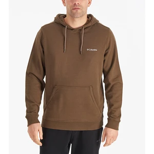 Basic Sm Logo Erkek Kahverengi Kapüşonlu Sweatshirt