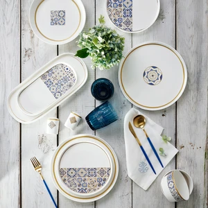 Stream Bone Ventura 59 Parça 12 Kişilik Yemek Takımı Gold