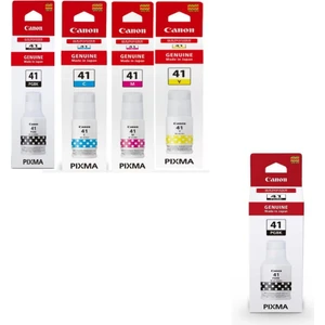 Gı-41 Pixma G1460 4 Renk Orjinal Mürekkep Seti + 1 Siyah Hediye 