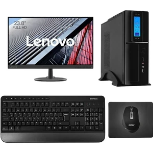 TX3118 Intel Core i7 4770 16GB Ram 512GB M2 Nvme SSD 23.8'' Lenovo Monitör Freedos Masaüstü Ofis Bilgisayarı