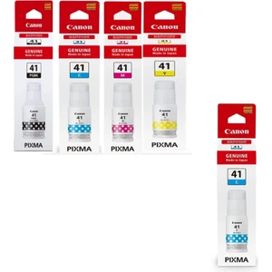 Gı-41 Pixma G2420 4 Renk Orjinal Mürekkep Seti + 1 Mavi Hediye