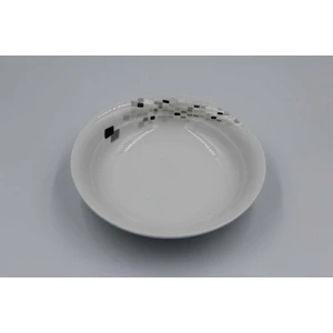 Güral Porselen 6'lı 19 cm Çukur Tabak Tek Çiçek 2440