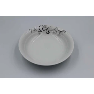 Güral Porselen 6'lı 19 cm Çukur Tabak Tek Çiçek 2439