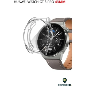 Huawei Watch Gt 3 Pro 43MM Yumuşak Kasa ve Ekran Koruyucu