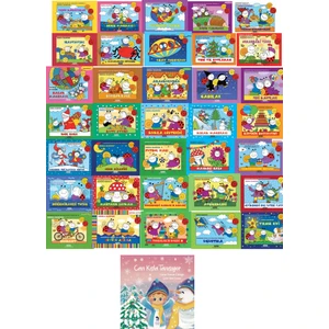 Uğurböceği Sevecen ile Salyangoz Tomurcuk Serisi 35 Kitap (Can Kışla Tanışıyor Hediyeli)