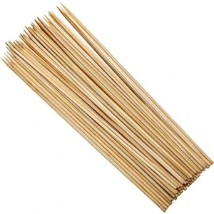 Ahşap Çöp Şiş Çubuğu 25 Cm 500 Tane 3 Mm