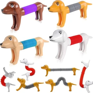 Çizgi Oyuncak Pop Tubes Boru Teleskopik Unicorn Figürlü Stres Giderici Eğitici Oyuncak