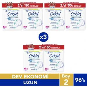 Ekstra Hassas Koruma Pedleri 96'lı Uzun Boy 32x3 cm Parfümsüz ve Boyasız