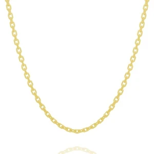 Takı Depo Forsa Model Gümüş Zincir 60 Mikron Kalınlık 45 - Altın Rengi