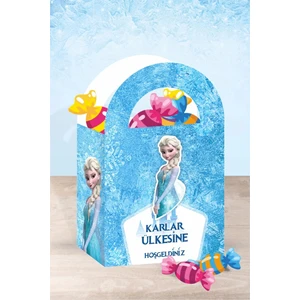 Neşeli Günlerim Frozen Karlar Ülkesi Temalı Mini Çanta 8'li Paket