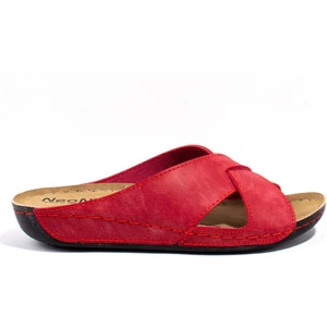 DZA37-514 Kırmızı Günlük  Kadın Terlik