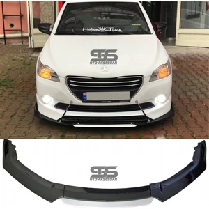 STS Oto Aksesuar Üniversal Ön Ek 4 Parça Kanatlı Beyaz Dilli Ön Lip