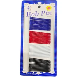 Bob-Pin Tel Toka - 4 Farklı Renk 60 Adet Tel Toka, Tel Saç Tokası