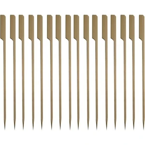 25CM. Yassı Bambu Çöp Şiş 200 Adet