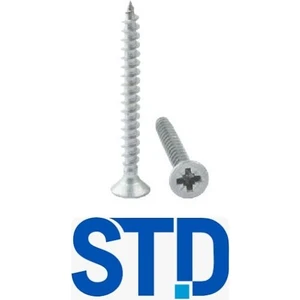3,5X18 Ahşap Sunta Mdf Vidası 50 Adet STD3518