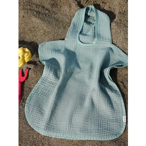 4 Katlı Müslin Kapüşonlu Panço