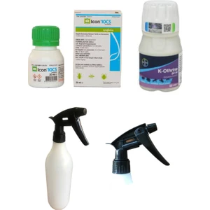 K-Othrine SC50 50ML / ICON10CS 20ML / Tüm Haşerelerde Etkili 1000ML Fısfıs Sprey Püskürtücü