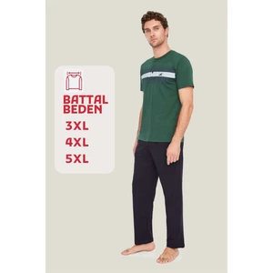 Mod Collection - Erkek Yeşil Battal Pijama Takımı