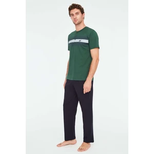 Mod Collection - Erkek Yeşil Patlı Pijama Takımı