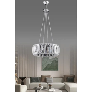 Istanbul Avize Venüs Gümüş 40 cm Kristal Taşlı Avize