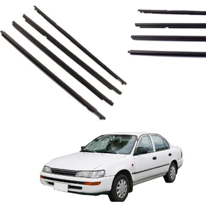 Toyota Corolla AE101 Sıyırıcı Fitil Takım 4 Kapı Siyah 1993-1998