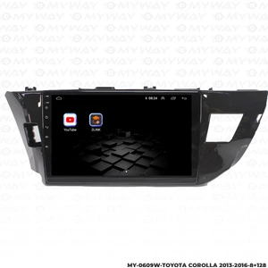 Toyota Corolla Android Multimedya 4gb Ram Carplay Navigasyon Ekran - Myway